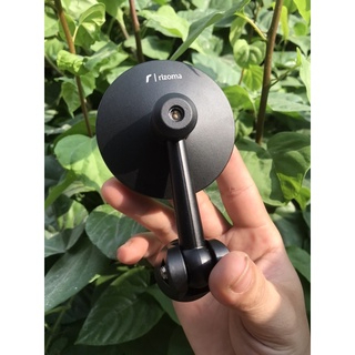 Gương tròn mặt kính trắng riroma gắn tay lái các dòng xe