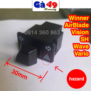 Công tắc Hazard winner x / nút xi nhan cảnh báo khẩn cấp cho Winner, vision, AB, SH, Vario, Wave
