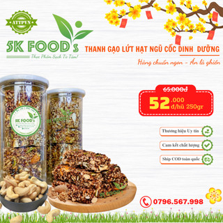 Thanh gạo lứt hạt ngũ cốc dinh dưỡng SIÊU NGON