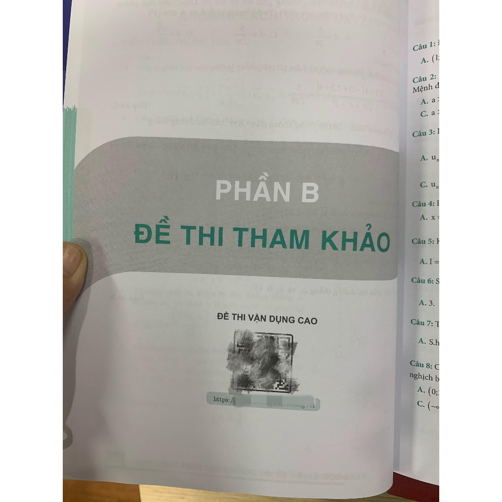 Sách lớp 12 - PENBOOK môn Toán – Luyện đề thi tốt nghiệp THPT theo xu hướng mới nhất dành cho 2k6 (Bản thi năm 2024)