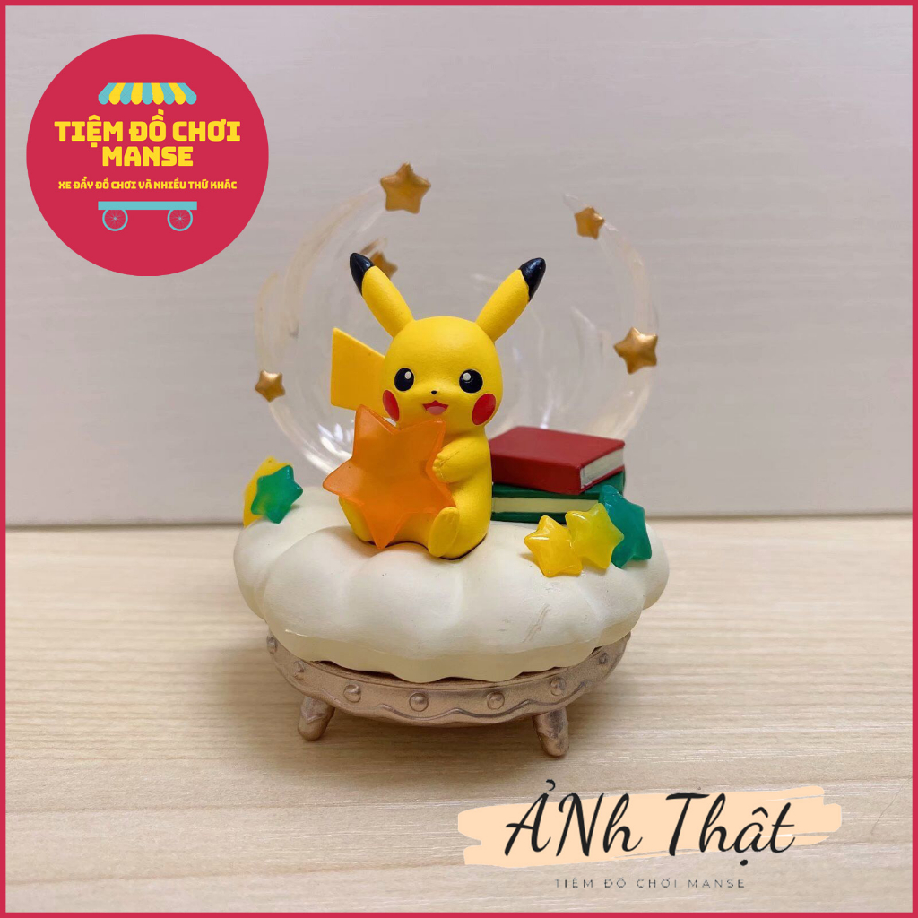 Mô Hình Pokemon Starium bầu trời sao có đế và bối cảnh siêu dễ thương