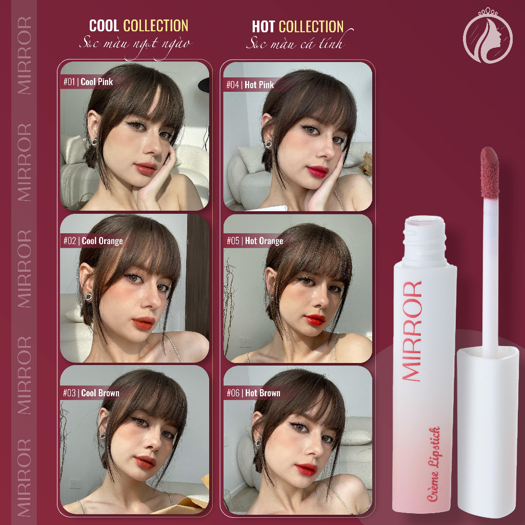 Bộ 3 son môi MIRROR Lipstick chính hãng