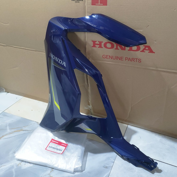 Cánh yếm bên trái - bửng yếm HONDA AIR BLADE 125 năm 2020-2021 màu Xanh đen. *PB421* 64600K1GV30ZD