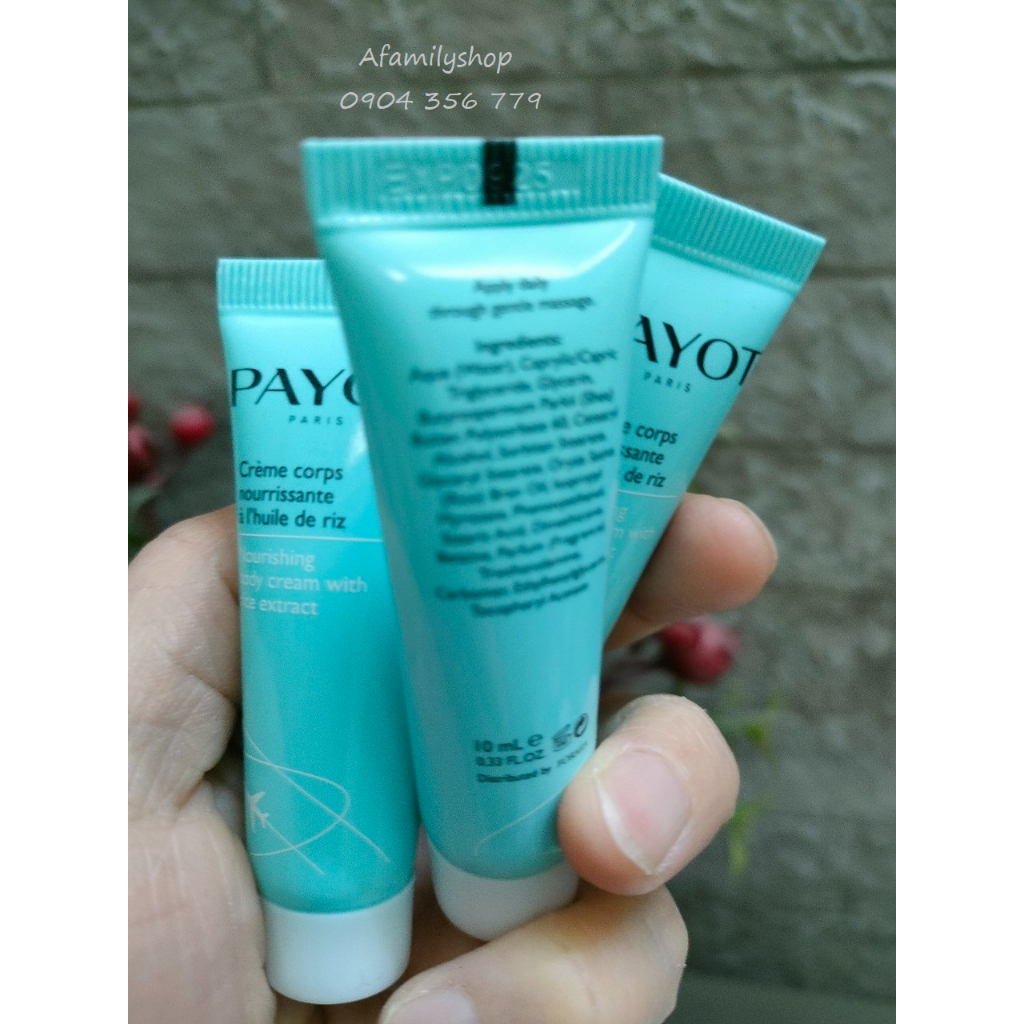 Combo 10 / 3 cặp dưỡng môi + dưỡng thể Parfums Charriol/Payot Paris