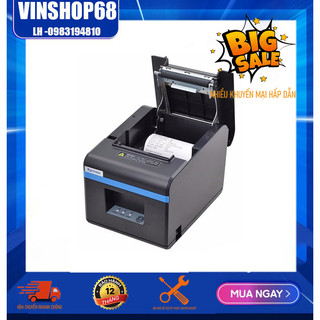 Máy in hóa đơn Xprinter N160ii tặng 5 cuộn giấy in bill K80,tự động cắt giấy + mở két, tương thích mọi thứ N160
