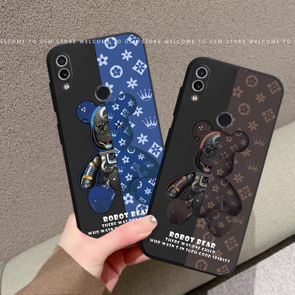 Ốp lưng Xiaomi 11T / 11T Pro-5G / 11i / 11X-5G / 11X Pro-5G Ấn Độ, viền vuông bảo vệ camera, chất TPU dẻo, Bearbrick