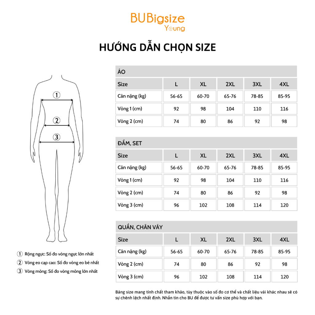 Áo khoác dáng ngắn 2 lá cổ xẻ V gấu BIGSIZE (55kg đến 95kg) - 22T1YAK22 - [BU Bigsize Young]