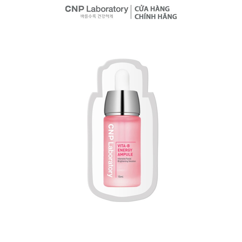 [HB Gift] Combo 4 gói Tinh chất hồng 7 loại Vitamin B phục hồi và làm sáng da CNP Laboratory Vita-B 1mlx4