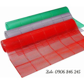 1m tới thảm nhựa lưới ô vuông trong chống trơn trượt - Khổ 0.9m và khổ 1.2m