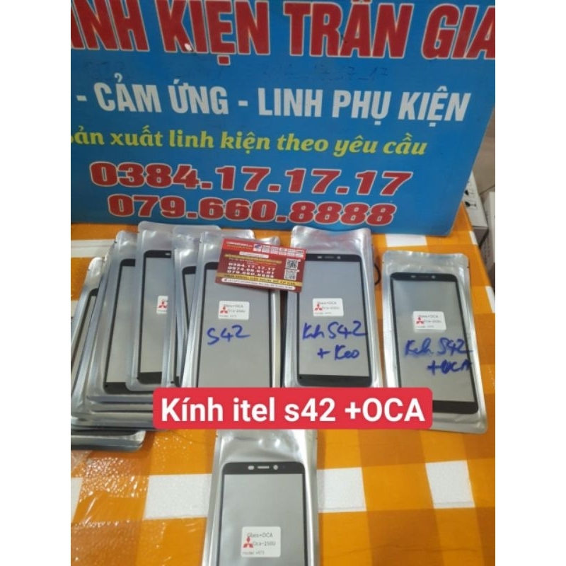 Kính Itel S42+KEO OCA