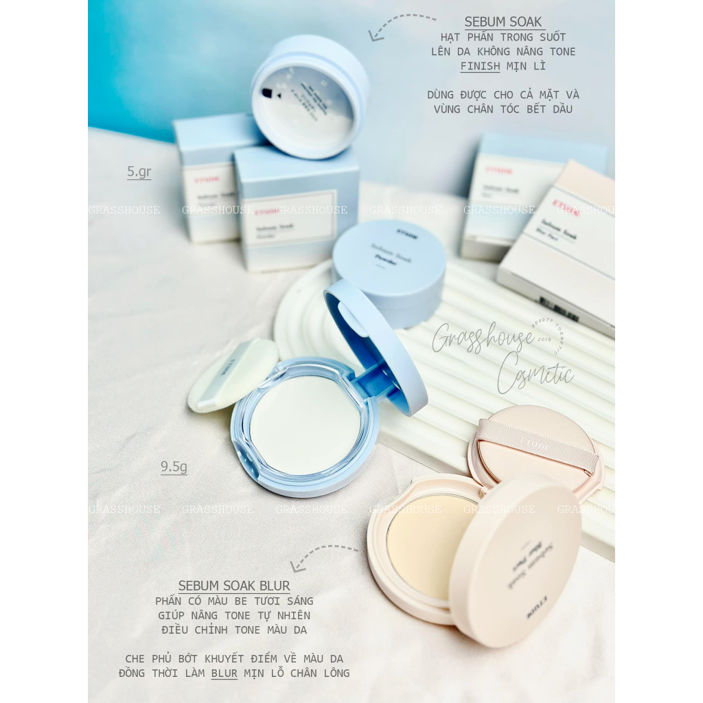 PHẤN PHỦ KIỀM DẦU ETUDE HOUSE SEBUM SOAK