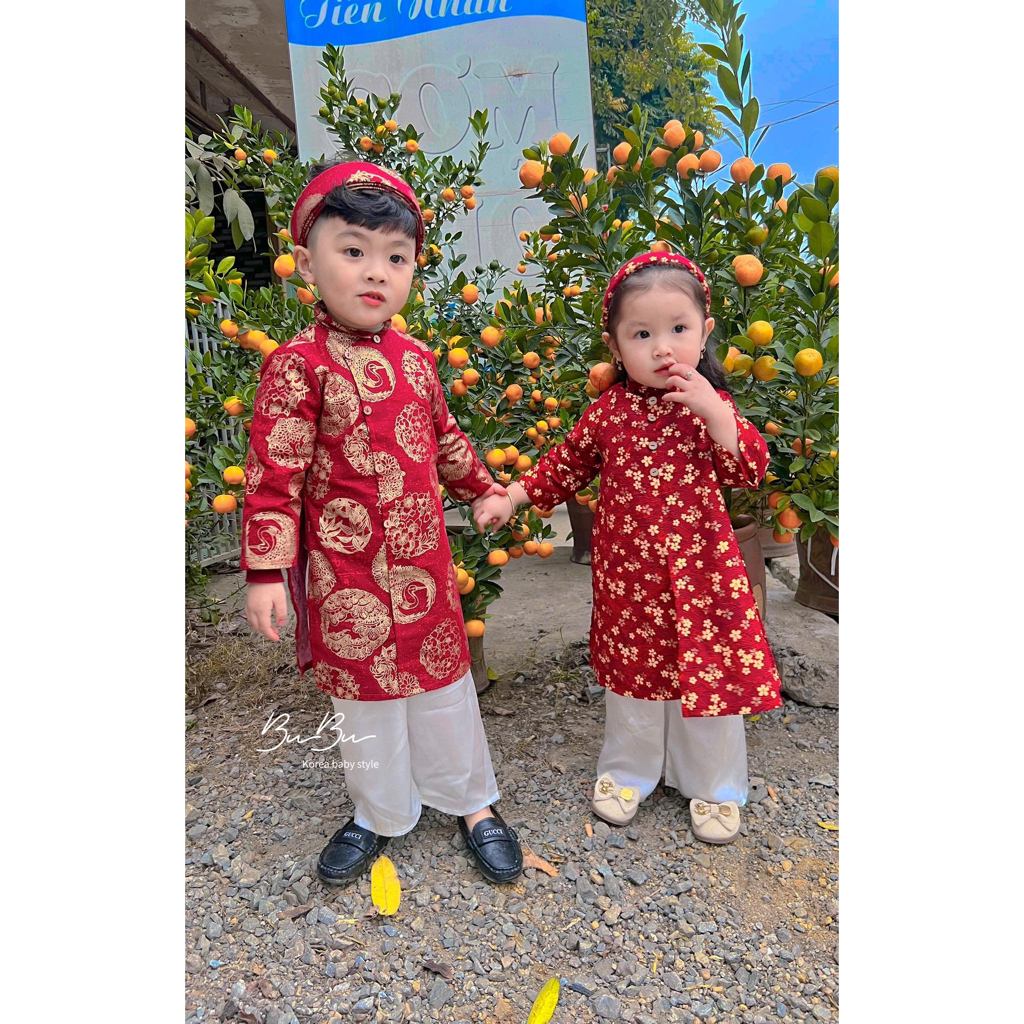 𝐀́𝐨 𝐃𝐚̀𝐢 𝐋𝐢𝐧𝐞𝐧 - Kèm Quần & Mấn Cho Bé Trai