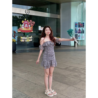 Đầm hoa Lucy quyến rũ Miều Est.2013