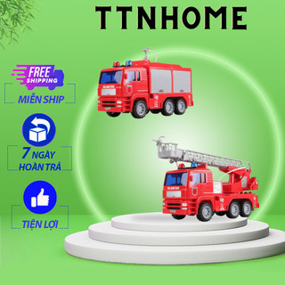 Combo 2 xe cứu hỏa bộ 2 xe cứu hỏa đồ chơi ô tô cứu hỏa loại to