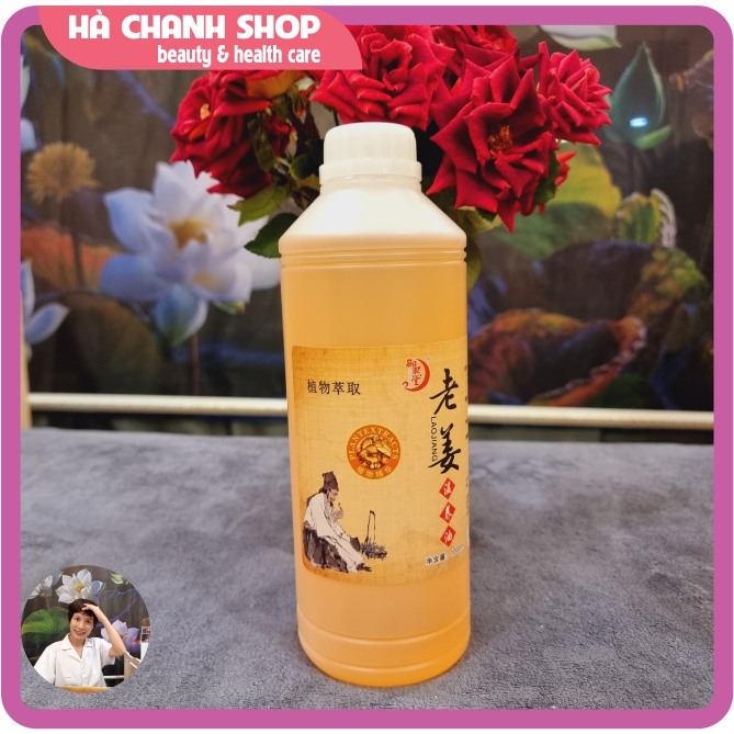 Dầu Gừng Nóng Đặc Massage Body Chai 1000ml Tinh Dầu Gừng Mát Xa Yuxitang Đậm Đặc Nóng Ấm Sâu Và Trơn Mượt