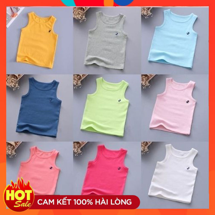 Áo ba lỗ bé trai bé gái TrueKids cotton 100% mềm mịn