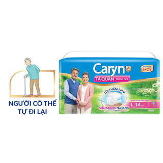 [Đủ Size] Tã Bỉm quần Caryn M8/L7/M16/L14/XL12/M32/L28/XL24 miếng