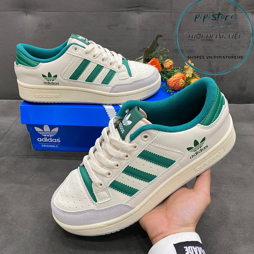 Giày Adidas forum, adidas Forum vệt xanh – size 36 - 43 full box - bill giấy gói