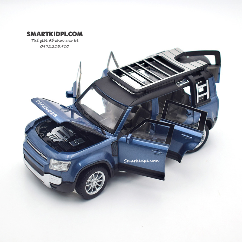 Mô hình ô tô hợp kim Land rover defender tỉ lệ 1:24