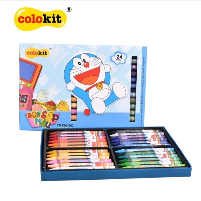 🌈🎨🖍Bút sáp Thiên Long 24 màu🎄🌄🏞