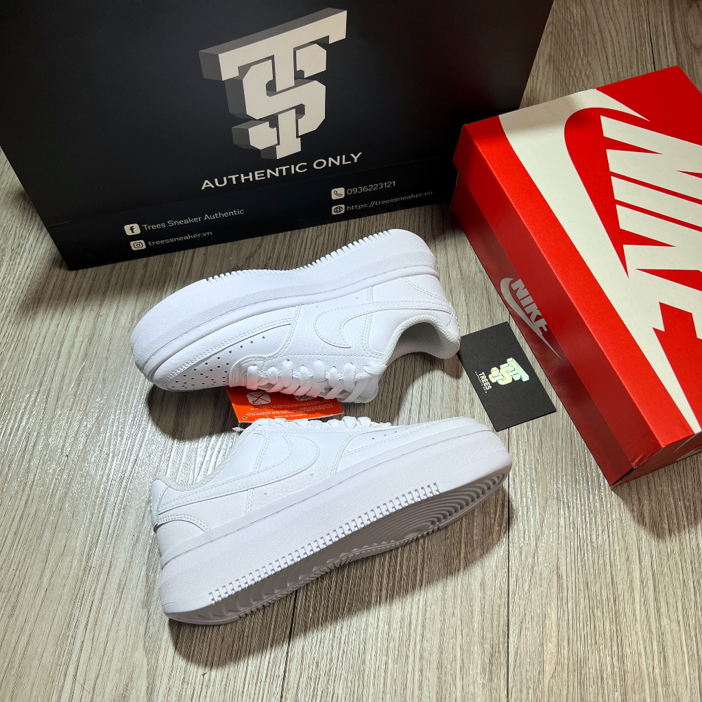 Giày thể thao NIKE COURT VISON LOW ALTA  ALL WHITE DM0113 100