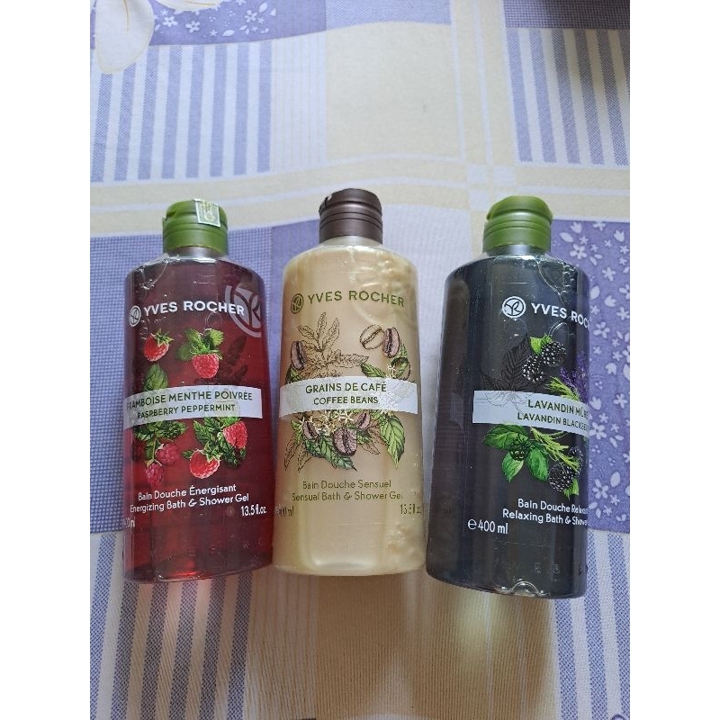 Gel tắm Yves Rocher 400ml 3 mùi