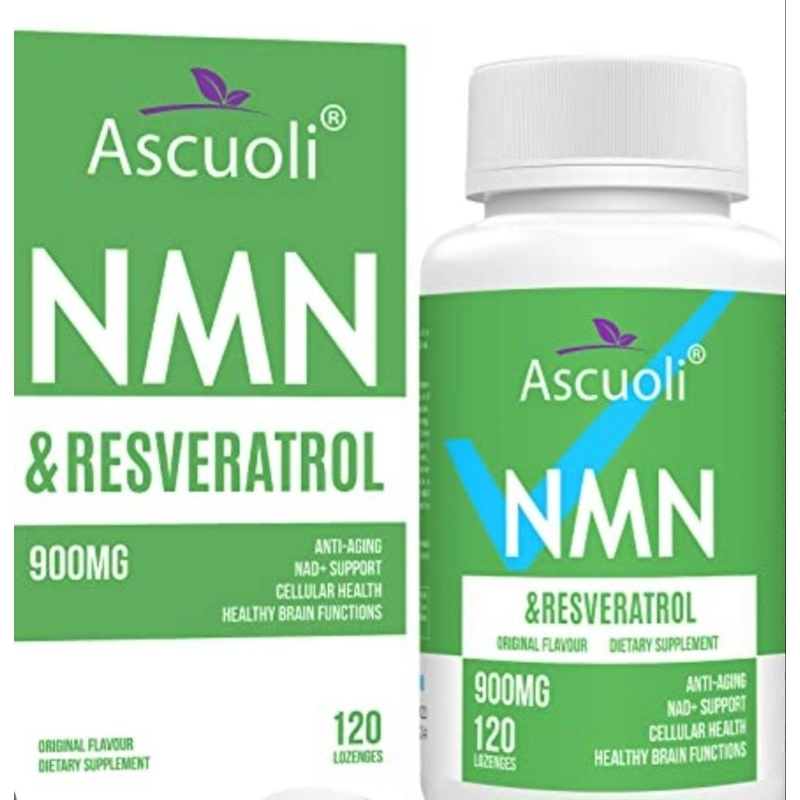 Viên Ngậm NMN 900mg 120v Chống Lão Hóa, Bảo vệ Tế Bào, Ngăn Ngừa Nếp Nhăn Ascouli