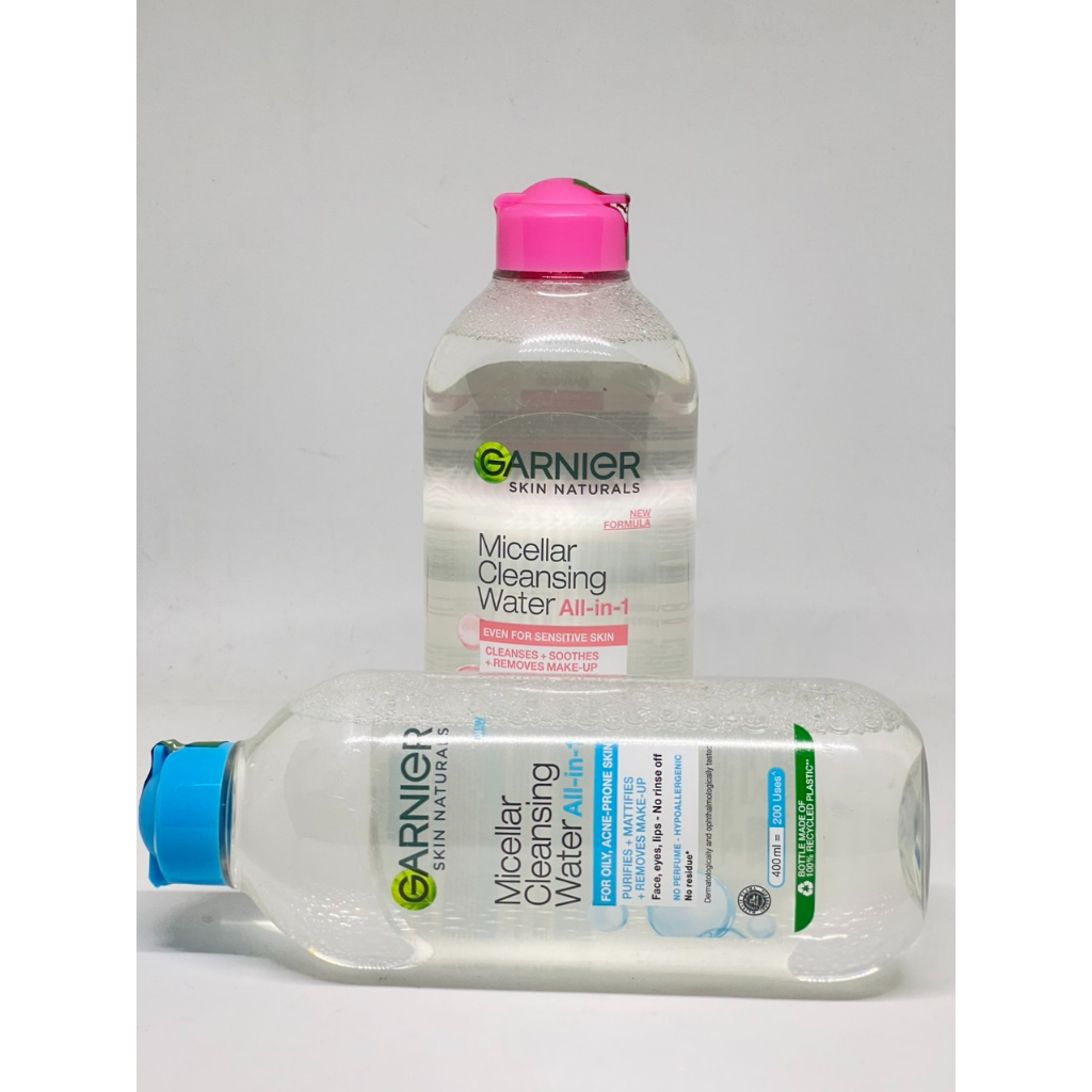 Nước Tẩy Trang Micellar Garnier Hồng/ Vàng/ Xanh Skinactive Cleansing Water 400Ml