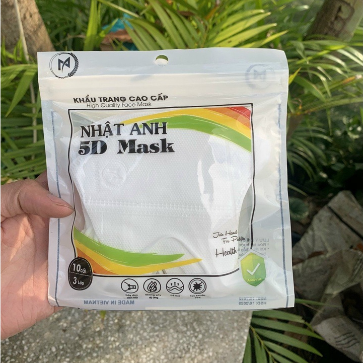 Khẩu trang 5D Nhật Anh Mask kháng khuẩn cao cấp