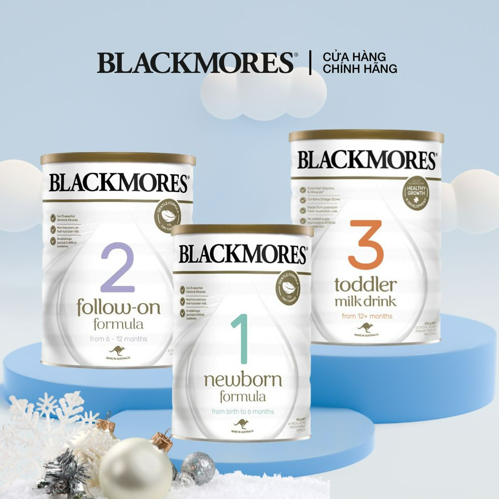 Sữa Blackmores Đủ Số 1,2,3 Úc 900g (Date xa nhất)