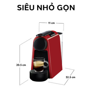 Máy pha cà phê viên nén Nespresso Essenza Mini Đỏ