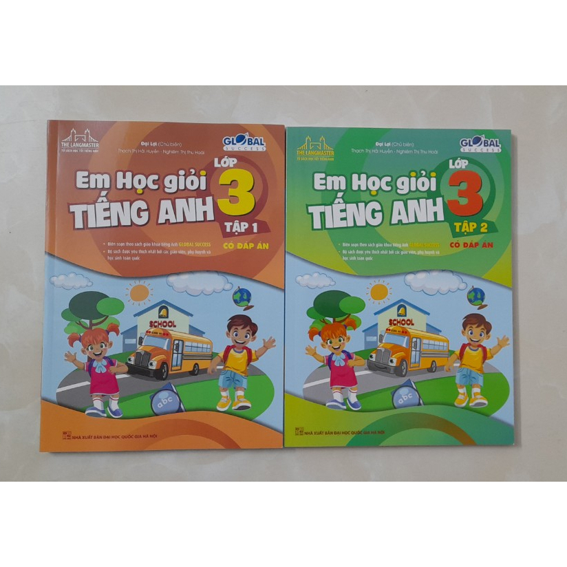 Sách Em học giỏi tiếng Anh lớp 3 (Trọn Bộ 2 Tập)