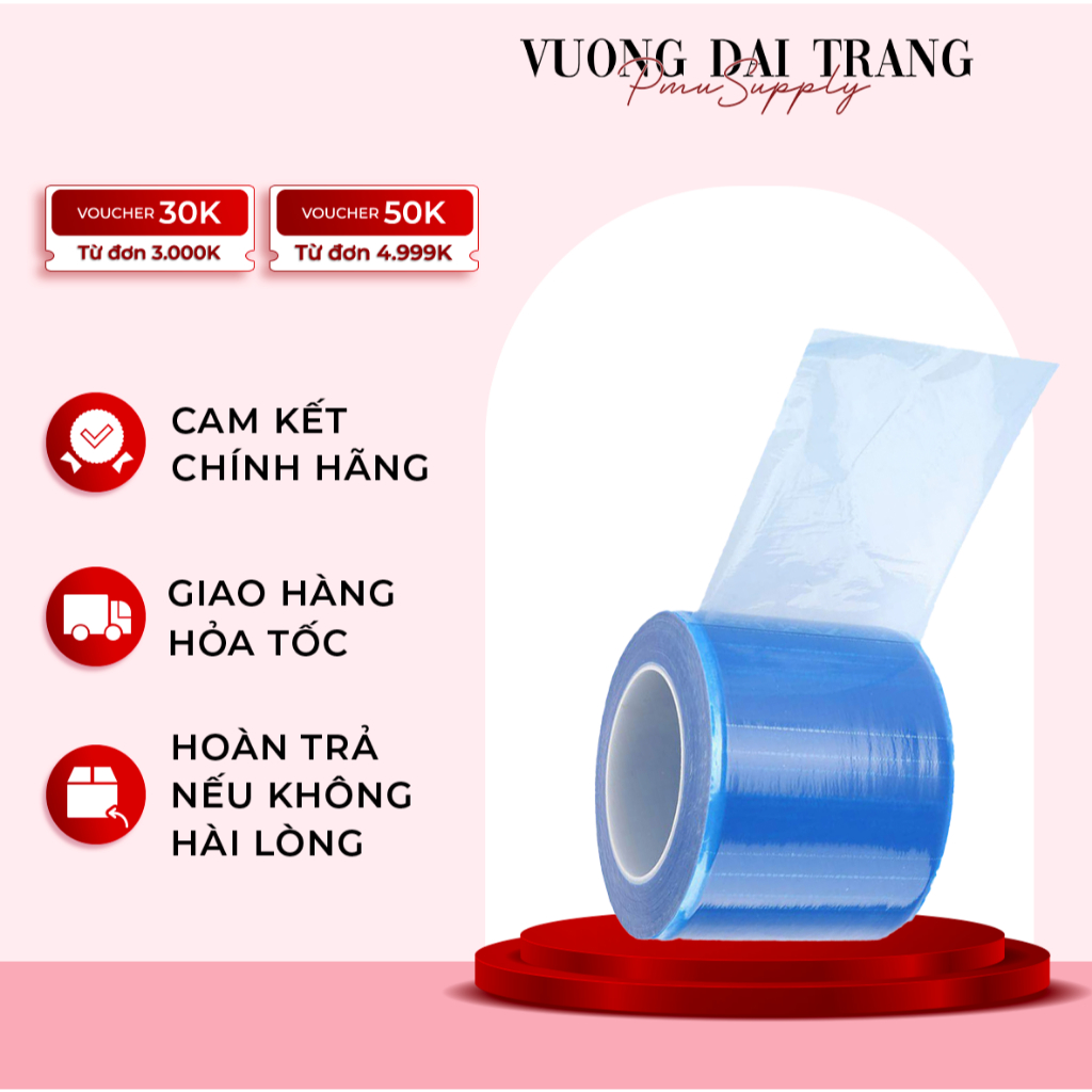 Cuộn Giấy Dán Bảo Vệ Đèn Phun Xăm