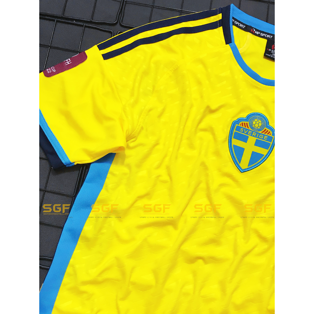 Đồ Bóng Đá THỤY ĐIÊN vàng sân nhà 2023