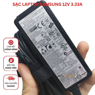 Sạc laptop Samsung 12v 3.33a 40w 1 năm bh