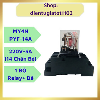 Relay trung gian 220v5a 14 chân,rơ le 220v5a 14 chân