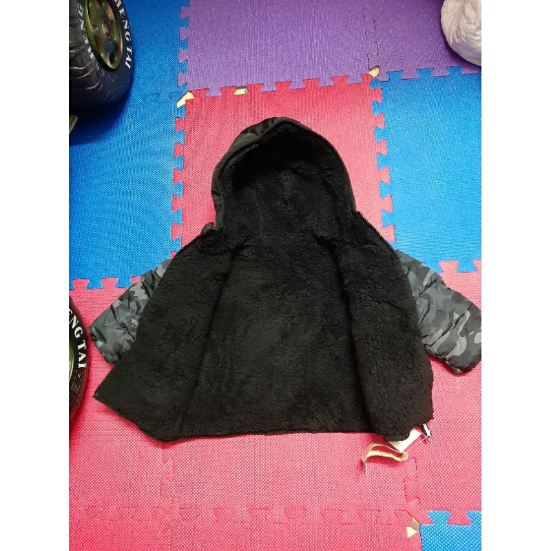 Áo phao George xuất dư xịn 2 mặt lót lông cực ấm cho bé SZ 2-14T