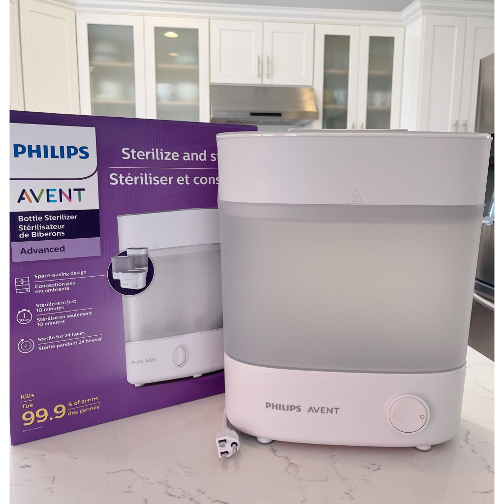 Máy tiệt trùng và sấy khô bình sữa cho bé Philips AVENT 3in1 SCF293/00 - childs_day