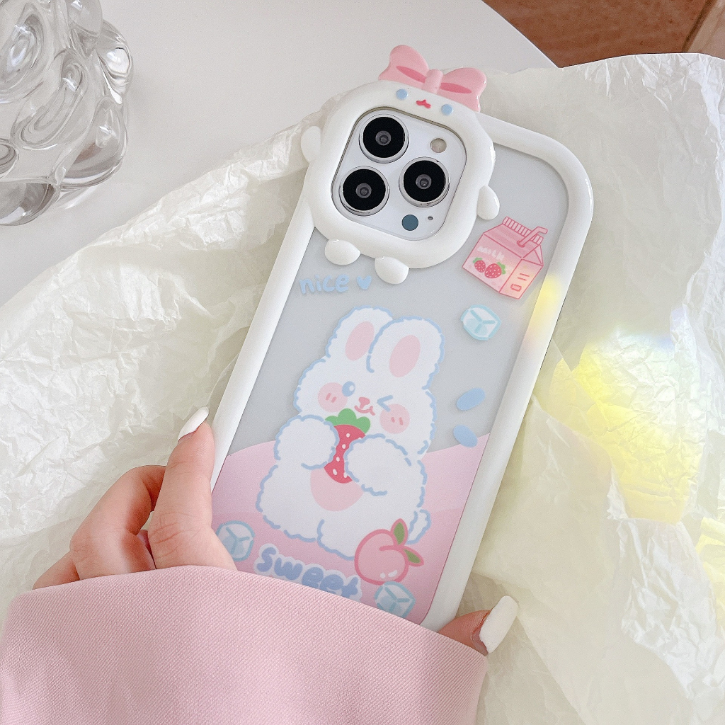 Ốp lưng iphone nơ camera hình vuông heo not fat 6/6splus/7/7plus/8/8plus/x/xs/11/12/13/pro/max/plus/promax-Awifi B5-17