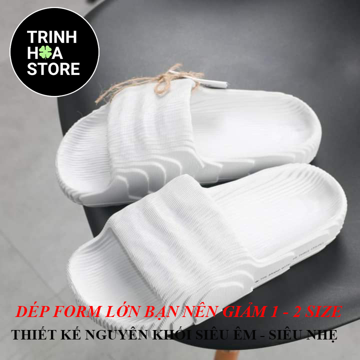 Dép đúc nguyên khối nam , nữ big size adilette , siêu nhẹ , siêu bền - ảnh sản phẩm 6