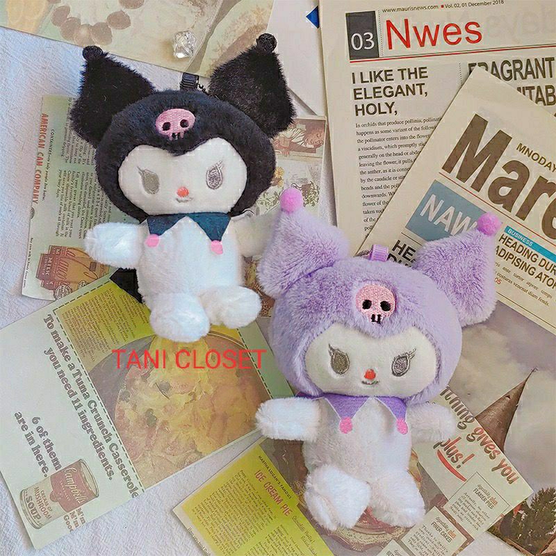 Móc Khóa Balo Túi Xách Thú Bông Kuromi