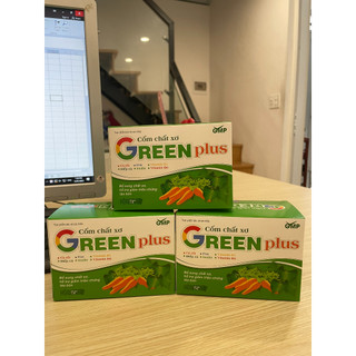 Thực phẩm bảo vệ sức khỏe Cốm chất xơ GreenPlus ( 20 gói *3g)