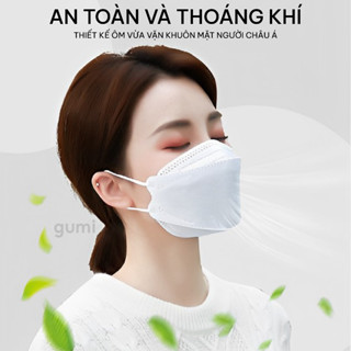 Khẩu trang y tế Gumi 4D KF94 Mask 4 lớp kháng khuẩn lọc bụi PM 2.5