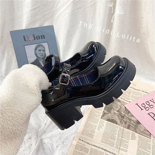 (HÀNG LOẠI 1, SẴN 1 SỐ SIZE) Giày Búp Bê Lolita Ulzzang Nữ Đế cao 6 phân Quai Ngang CỰC XINH