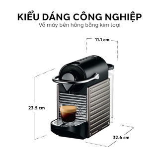 Máy pha cà phê viên nén Nespresso Pixie Đen