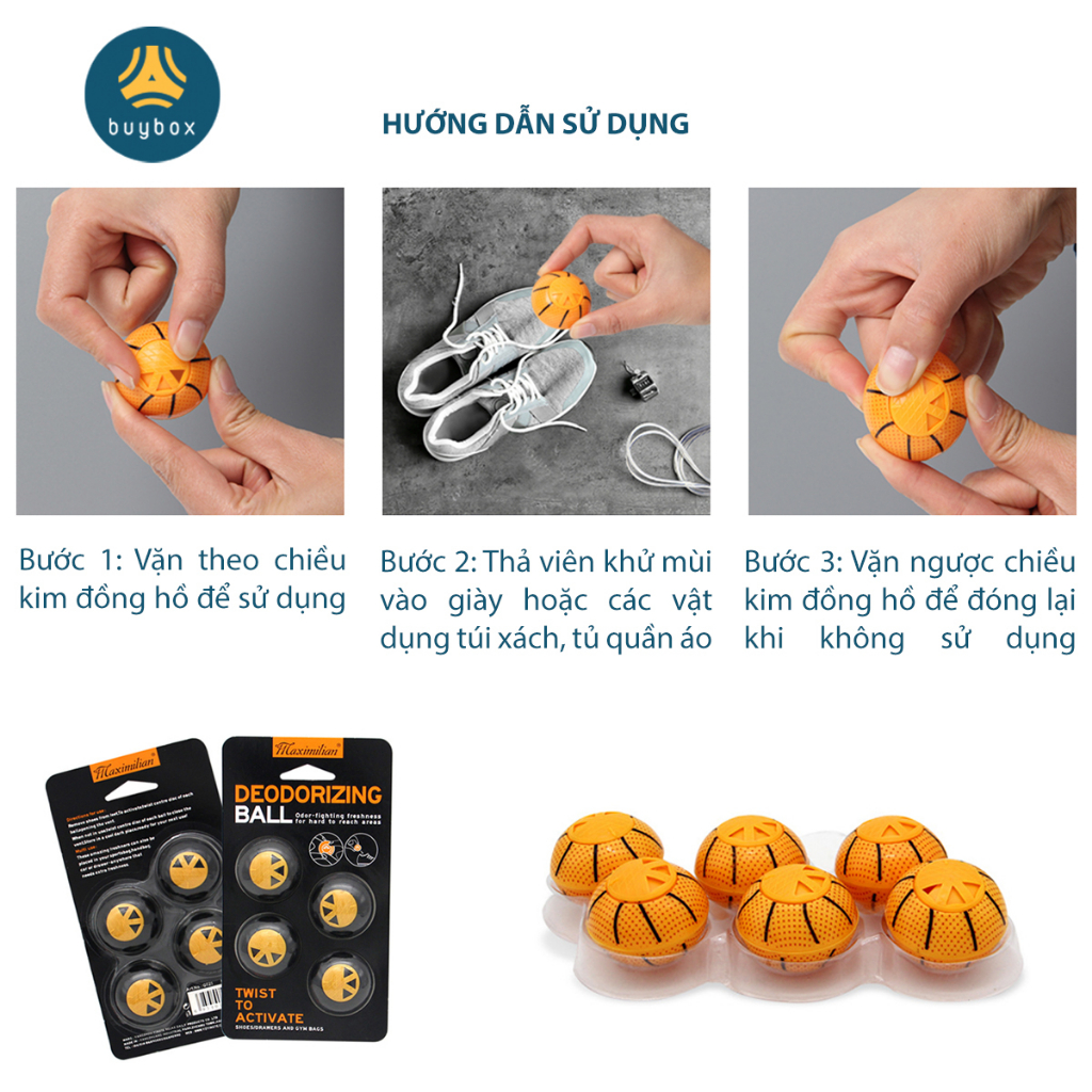 Banh khử mùi đa năng khử mùi hôi, ẩm mốc cho quần áo, giày dép, tủ xách - Buybox - BBPK317