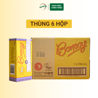BONSOY Úc - Thùng 6 Hộp - Sữa Đậu Nành Hữu Cơ - Nhập Khẩu - Nguyên Liệu Pha Chế - Latte