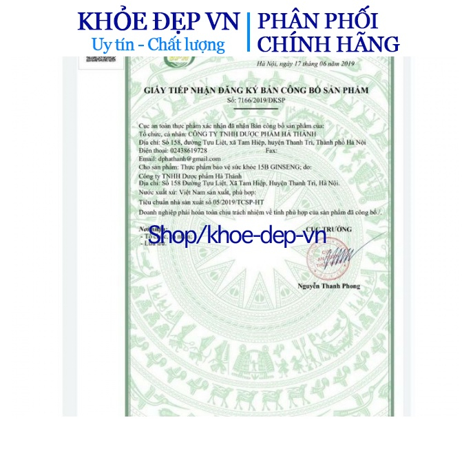 Vitamin 15B With Ginseng giúp ăn ngủ ngon, phục hồi cơ thể, bổ sung vitamin cho cơ thể - 100 viên