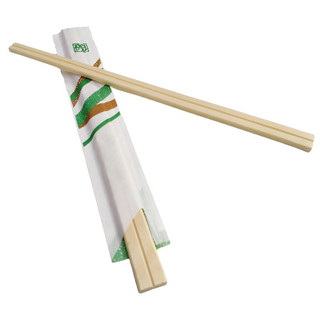 Đũa gỗ tách dùng 1 lần có bọc giấy từng đôi