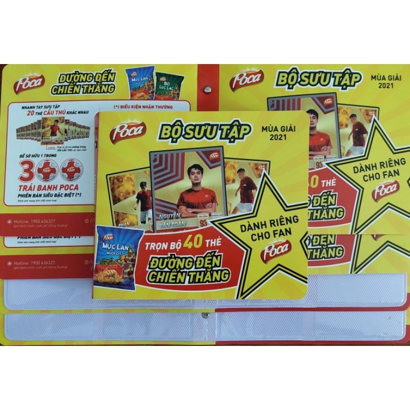 ALBUM RỖNG POCA MATCH ATTAX ĐƯỜNG ĐẾN CHIẾN THẮNG PHIÊN BẢN NĂM 2020-2021